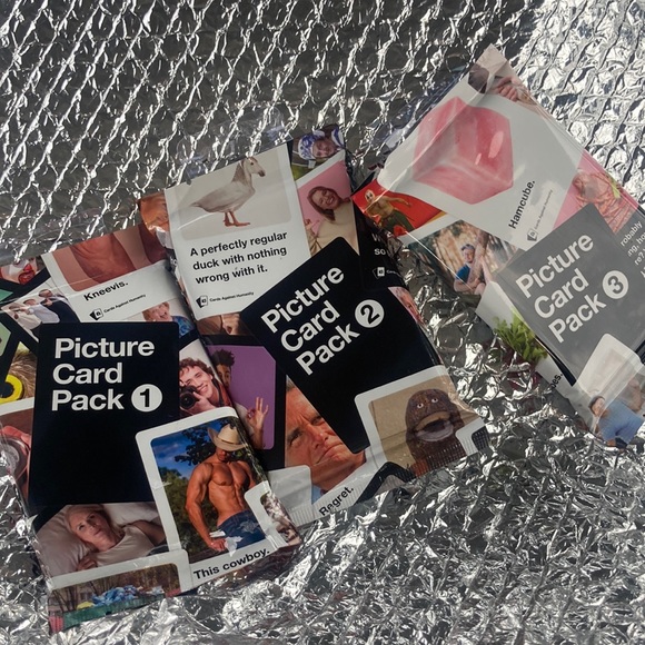 Card against humanity expansion packs set of 3 rare sold out - Picture 1 of 1